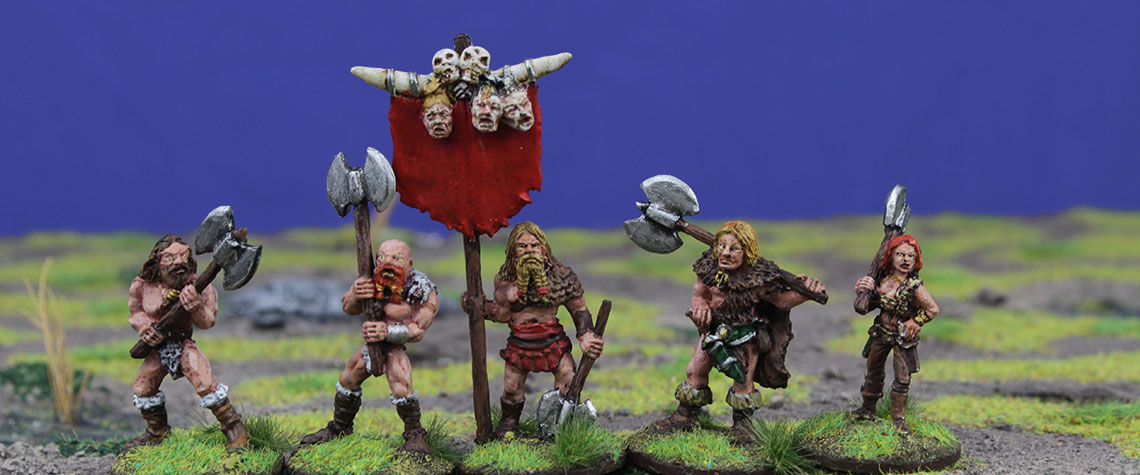Human Hero, Standard Bearer & Retinue